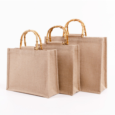 ราคาดี กระเป๋าสตางค์ยูทธรรมชาติที่ทําด้วยมือ กระเป๋าสตางค์ซื้อขาย Hessian ที่เป็นมิตรกับสิ่งแวดล้อม ออนไลน์
